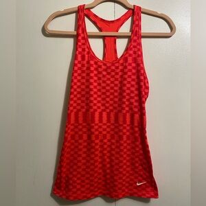 Nike Orangeish-Red Dri-FIT Tank Top